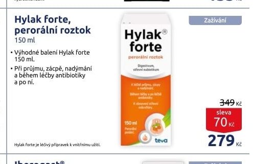 Hylak forte, perorální roztok