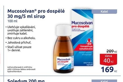 Mucosolvan pro dospělé