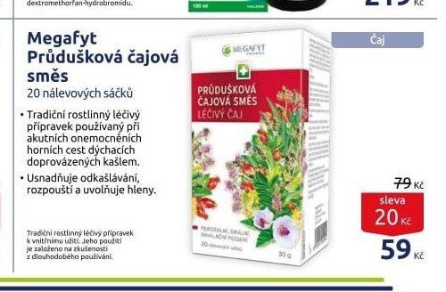 Megafyt Průdušková čajová směs