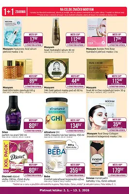 akční leták Teta drogerie 2.1.2026-13.1.2026