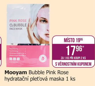 Pleťová maska Mooyam