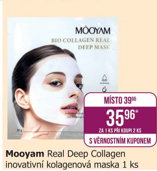 Pleťová maska textilní Mooyam