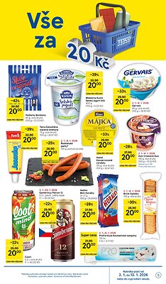 akční leták Tesco 2.1.2026-6.1.2026