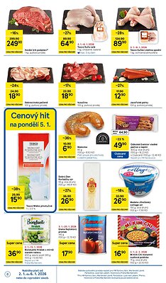 akční leták Tesco 2.1.2026-6.1.2026