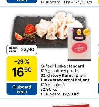 Kuřecí šunka standard 100 g