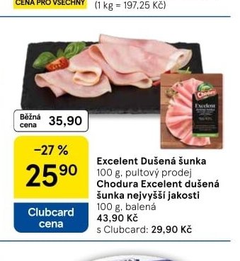 Excelent Dušená šunka 100 g