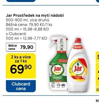 Jar Prostředek na mytí nádobí