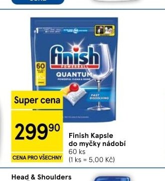 Finish Kapsle do myčky nádobí