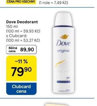 Dove Deodorant