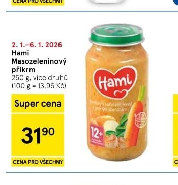 Hami Masozeleninový příkrm