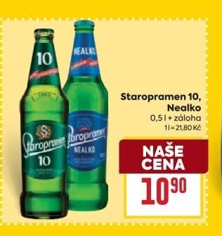 Staropramen 10, Nealko 0,5 l