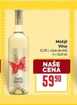 Motýl Víno 0,75 l