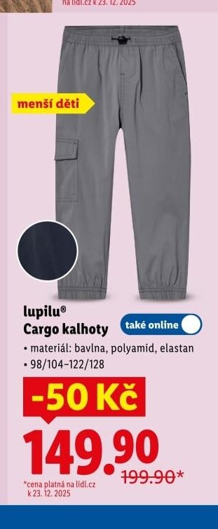 lupilu Cargo kalhoty