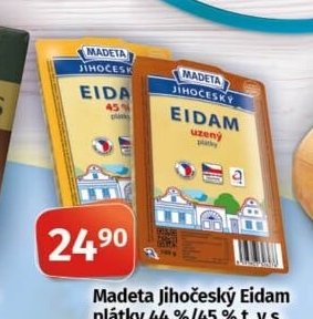 Madeta Jihočeský Eidam plátky
