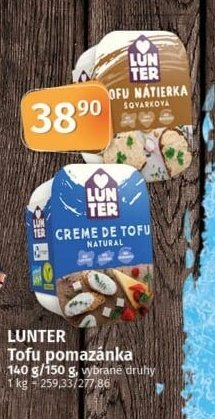 Lunter Tofu pomazánka