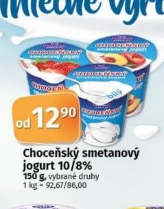 Choceňský smetanový jogurt