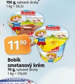 Bobík smetanový krém