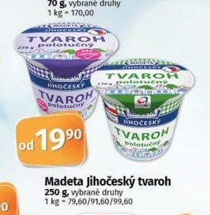 Madeta Jihočeský tvaroh