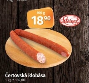 Čertovská klobása Steinex