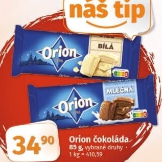 Čokoláda Orion