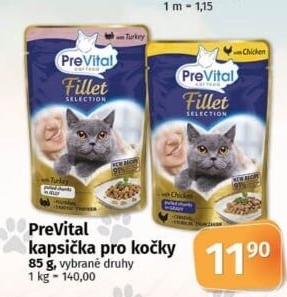 Kapsičky pro kočky PreVital