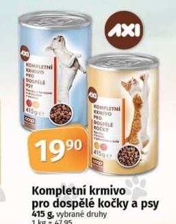 Konzerva pro kočky Axi