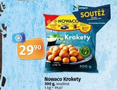 Krokety mražené Nowaco