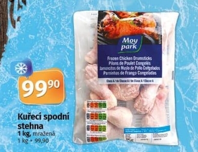 Kuřecí stehna mražená Moy park