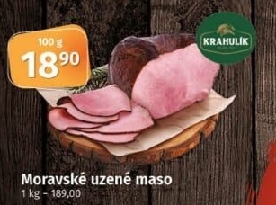 Moravské uzené maso Krahulík