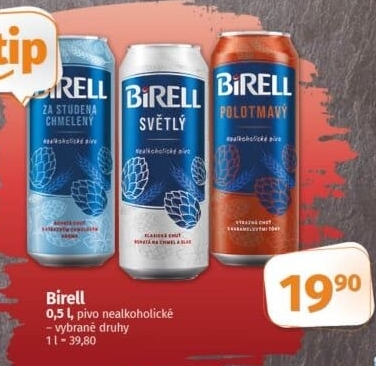Nealkoholické pivo Birell
