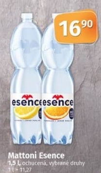Ochucená voda Mattoni Esence