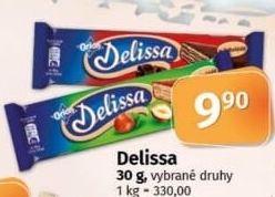 Oplatky celomáčené Delissa Orion