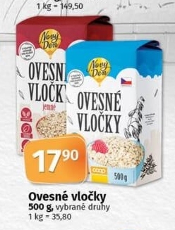 Ovesné vločky Nový Den