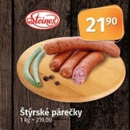 Párečky štýrské Steinex
