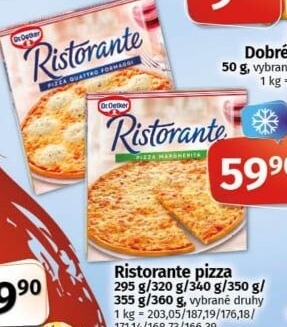Pizza mražená Ristorante Dr. Oetker