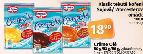Pudink Créme Olé Dr. Oetker