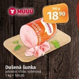 Šunka dušená výběrová Maso uzeniny Písek