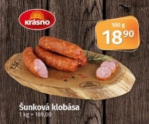 Šunková klobása Krásno