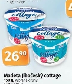 Sýr Cottage Jihočeský Madeta