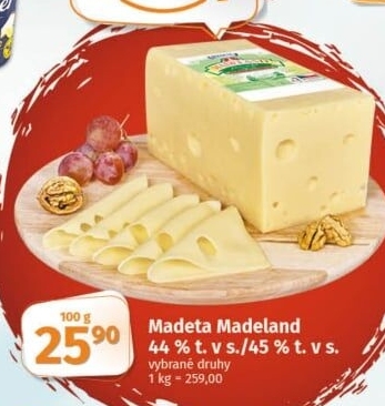 Sýr Madeland Madeta