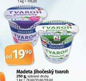 Tvaroh Jihočeský Madeta