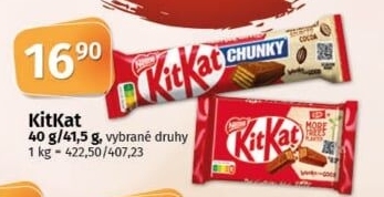 Tyčinka Kit Kat Nestlé