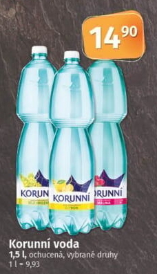 Voda ochucená Korunní