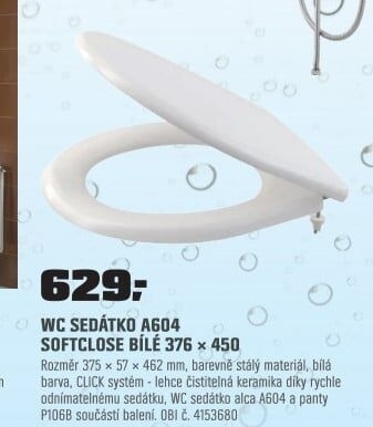 SedátkoWC A604SoftClose bílé