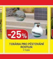 TERÁRIA PRO PĚSTOVÁNÍ ROSTLIN