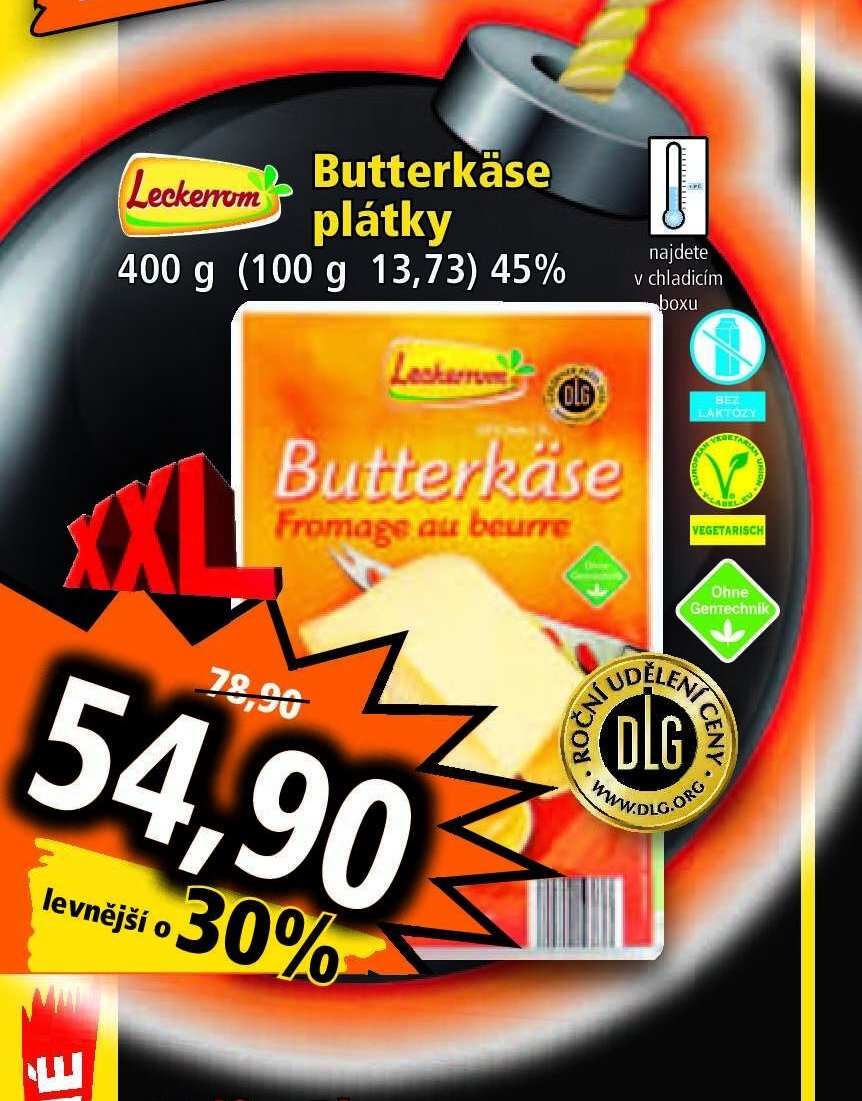 Butterkäse plátky