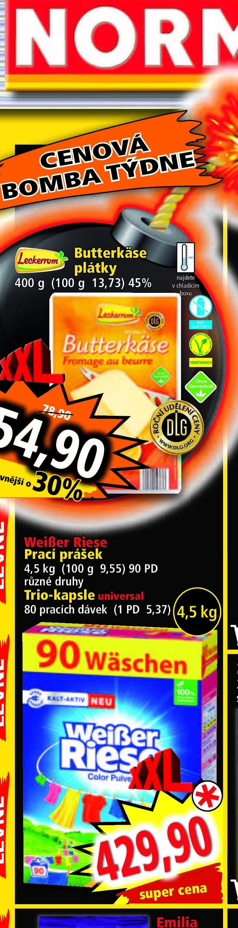 Weißer Riese Prací prášek