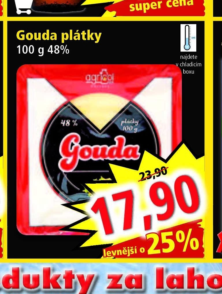 Gouda plátky