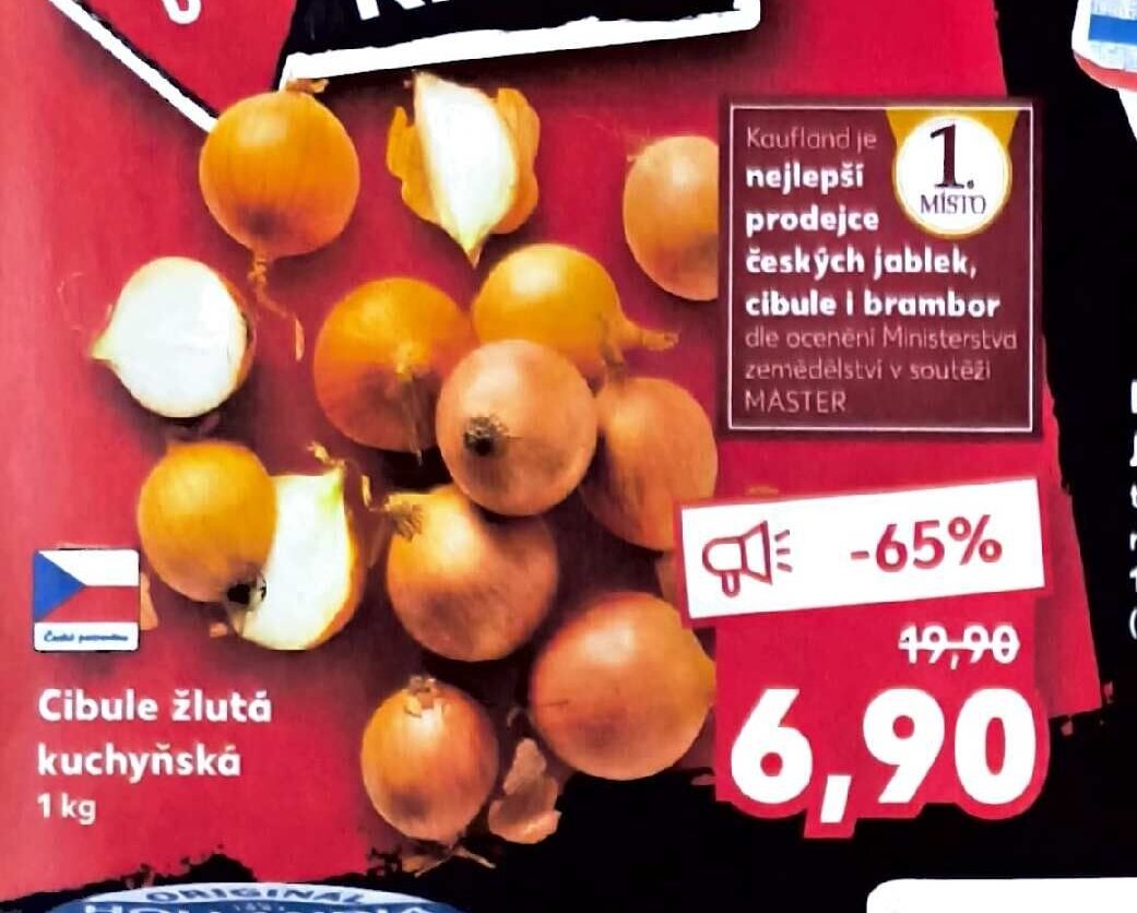 Cibule žlutá kuchyňská 1 kg
