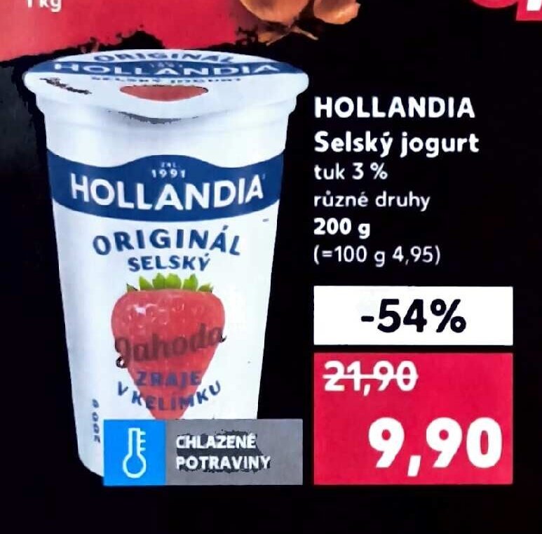 HOLLANDIA Selský jogurt